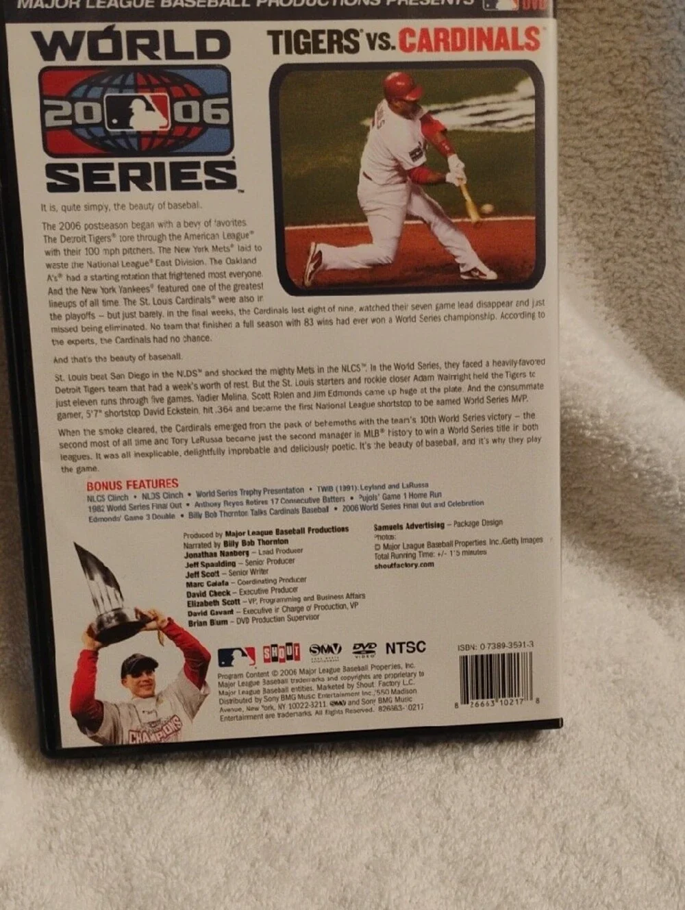MLB World Series 2006 - Cardinals Team DVD - Red & White Vintage